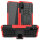 Schutz Hülle Xiaomi Handy Tasche Case Cover Silikon Schale Outdoor Handyhülle BF Xiaomi Redmi 9A Rot