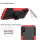 Schutz Hülle Xiaomi Handy Tasche Case Cover Silikon Schale Outdoor Handyhülle BF Xiaomi Redmi 9A Rot