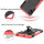 Schutz Hülle Xiaomi Handy Tasche Case Cover Silikon Schale Outdoor Handyhülle BF Xiaomi Redmi 9A Rot