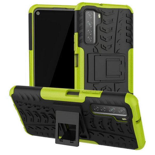Outdoor Case Panzer Hülle Cover Huawei Handytasche Schutzhülle Handyhülle Handy Grün P40 Lite 5G