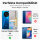 Hülle für Honor Magic4 Lite 5G, Handyhülle Cover 2-teilig TPU Body Bumper Case Rot