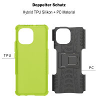 Schutz Hülle Xiaomi Handy Tasche Case Cover Silikon Schale Outdoor Handyhülle BF Xiaomi Mi 11 Grün