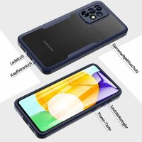 360° Grad Hülle für Samsung Galaxy A33 5G vollschutz Integriertem Displayschutz Blau