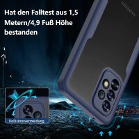 360° Grad Hülle für Samsung Galaxy A33 5G vollschutz Integriertem Displayschutz Blau