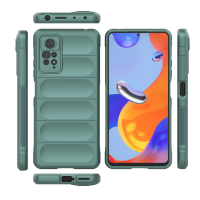 Hülle Xiaomi Redmi Note 11 Pro Handyhülle Outdoor Case Back Cover Handy Tasche Grün