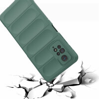Hülle Xiaomi Redmi Note 11 Pro Handyhülle Outdoor Case Back Cover Handy Tasche Grün