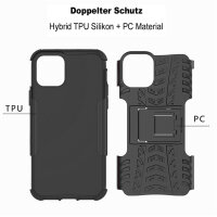 Handyhülle für Apple iPhone 11 Pro – Panzer Cover Schwarz
