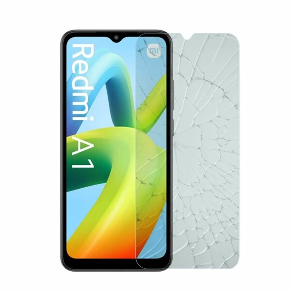2x Für Xiaomi Schutzglas Displayschutz Schutzfolie Displayfolie Echt Glas 9H Redmi A1