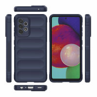 Hülle für Samsung Galaxy A52 / A52s 5G - Schutzhülle Handyhülle -[Kamera Schutz] Blau