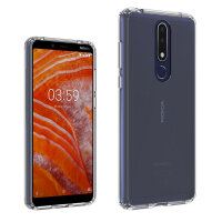 Nokia TPU Silikon Acrylglas Panzer Hülle Handy Tasche Outdoor Cover Bumper Neu Nokia 3.1 Plus