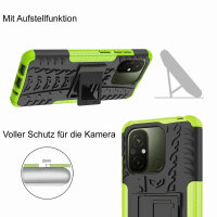 Hülle für Xiaomi Redmi 12C Outdoor Handyhülle Handy Tasche Case Cover TPU Bumper Grün