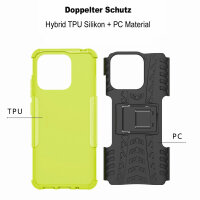 Hülle für Xiaomi Redmi 12C Outdoor Handyhülle Handy Tasche Case Cover TPU Bumper Grün