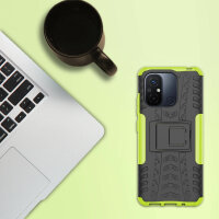 Hülle für Xiaomi Redmi 12C Outdoor Handyhülle Handy Tasche Case Cover TPU Bumper Grün