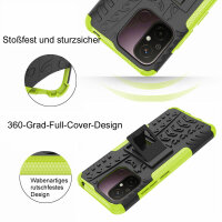Hülle für Xiaomi Redmi 12C Outdoor Handyhülle Handy Tasche Case Cover TPU Bumper Grün