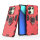 Hülle Xiaomi Redmi Note 13 4G Handyhülle Drehbar Ringhalter Magnet Bumper Case Rot