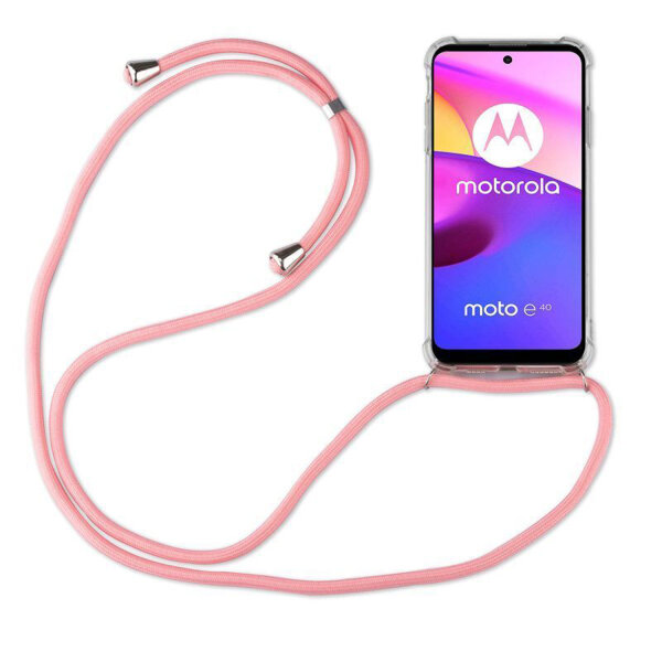 Handykette Motorola Moto E20 E30 E40 Handyhülle mit Band Hülle Handy Tasche