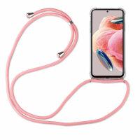 Handykette für Xiaomi Redmi Note 12 5G / Poco X5 5G Handyhülle mit Band Hülle Rosa