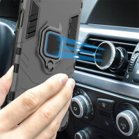 Hülle für Samsung Galaxy A13 4G, Schutzhülle Handy Tasche Ring Case Cover Bumper