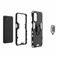 Hülle für Samsung Galaxy A13 4G, Schutzhülle Handy Tasche Ring Case Cover Bumper