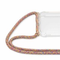 Handykette für Samsung Galaxy A42 5G Handyhülle mit Band Hülle Handy Tasche in Rainbow