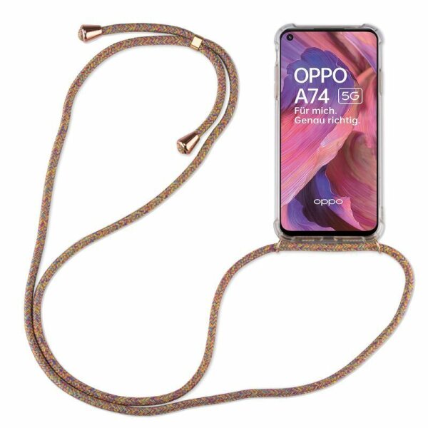 Handykette für Oppo A54 5G /A74 5G Handyhülle mit Band Schutz Hülle Handy Tasche