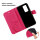 Huawei Handy Tasche Handyhülle Schutz Hülle Blumen Flip Cover Buch Case Etui Huawei P40 Pro Pink