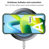 Hülle Xiaomi Redmi A1 Handyhülle Outdoor Case Back Cover Handy Tasche Bumper Grün