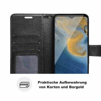 ZTE Blade A51 Hülle Handy Tasche Schutzhülle Klapphülle Flip Case Schale Etui BF