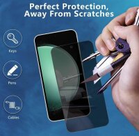 2x Panzer Folie PRIVACY SAMSUNG Displayschutz Folie Echt Glas Blickschutzfolie  S23 FE