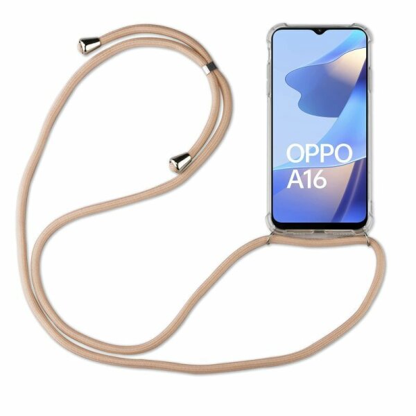 Handykette für Oppo A16 / A16S Handyhülle mit Band Schutz Hülle Handy Tasche