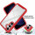 Hülle für Samsung Galaxy S24+ Handyhülle 2 Teilig Bumper Case mit Kantenschutz Rot