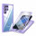 Handyhülle für Samsung Galaxy S21 Ultra – 360° Panzer Case mit Displayschutz Lila