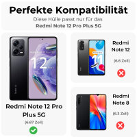 Hülle für Xiaomi Redmi Note 12 Pro+ Handyhülle Handy Tasche Klapphülle Flipcase