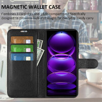 Hülle für Xiaomi Redmi Note 12 Pro+ Handyhülle Handy Tasche Klapphülle Flipcase