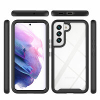 Panzer Hülle Handy Tasche 360 Grad TPU vollschutz mit Integriertem Displayschutz Samsung Galaxy S22 5G