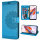 Hülle für Xiaomi Redmi 12C Handyhülle Handy Tasche Klapphülle Wallet Case Etui Blau