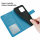 Hülle für Xiaomi Redmi 12C Handyhülle Handy Tasche Klapphülle Wallet Case Etui Blau