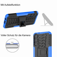 Outdoor Hülle für Samsung Galaxy S23 Handyhülle Handy Tasche Bumper TPU Silikon Blau