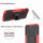 Outdoor Hülle für Samsung Galaxy S23+ Handyhülle Handy Tasche Bumper TPU Silikon Rot
