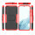 Outdoor Hülle für Samsung Galaxy S23+ Handyhülle Handy Tasche Bumper TPU Silikon Rot