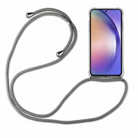 Handykette für Samsung Galaxy A54 5G Handyhülle mit Band Case Hülle mit Kordel Grau