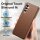 Hülle Handyhülle Stoßfeste Handy Tasche Ultra-Dünn Case Leder Bumper für Samsung Galaxy S24 Braun