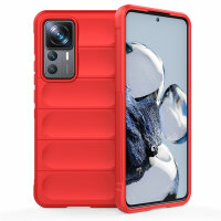 betterfon Airbag Case für Xiaomi 12T Pro 5G Hülle Handyhülle Silikon Case  Rot