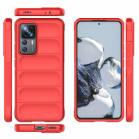 betterfon Airbag Case für Xiaomi 12T Pro 5G Hülle Handyhülle Silikon Case  Rot