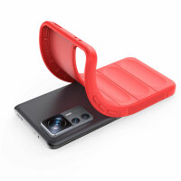 betterfon Airbag Case für Xiaomi 12T Pro 5G Hülle Handyhülle Silikon Case  Rot
