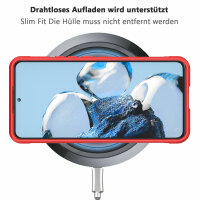 betterfon Airbag Case für Xiaomi 12T Pro 5G Hülle Handyhülle Silikon Case  Rot