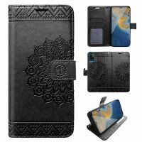 Handyhülle für ZTE Blade A71 – Klapphülle Mandala Schwarz