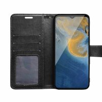 Handyhülle für ZTE Blade A71 – Klapphülle Mandala Schwarz