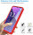 360° Grad Hülle Xiaomi Redmi Note 13 Pro+ 5G mit Integriertem Displayschutz Rot