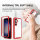 Hülle für Samsung Galaxy S24 Ultra Handyhülle 2 Teilig Bumper Case Kantenschutz Rot